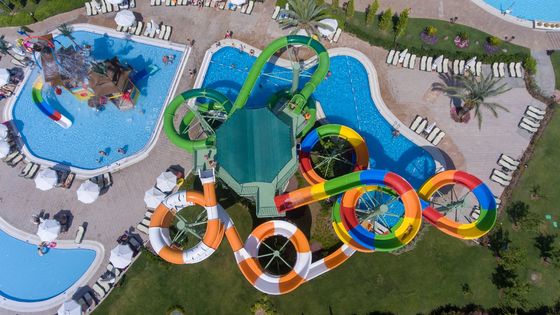 قیمت خوب Amusement Theme Park Rides Big Play Equipment Above Ground Pool Slide Kids آنلاین