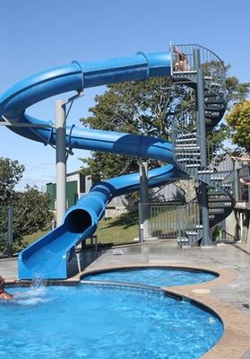 قیمت خوب Water Park Playground Outdoor Swim Pool Equip Game Amusement Water Slide Tube for Kid آنلاین