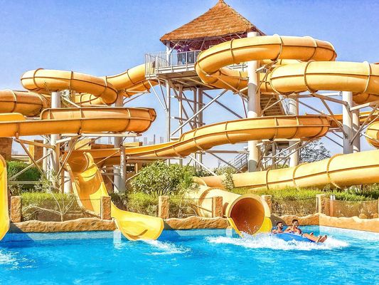 قیمت خوب Adults Water Park Slide Soft Play Swimming Pool Accessories Fiberglass آنلاین