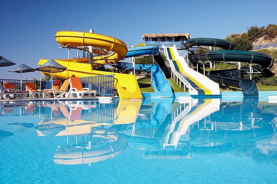 قیمت خوب ODM Outdoor Kids Spray Playground Water Games Pool Sports Equipment Spiral Slides آنلاین