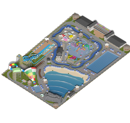قیمت خوب 20000 SQM Aqua Park Design Master Plan Custom Water Theme Park Design for Resorts آنلاین