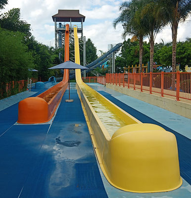 قیمت خوب Customized Size 6-8mm Thickness Fiberglass Water Park Slide with Over 10 Years Service Life for Outdoor Use آنلاین