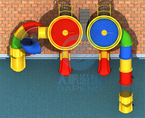 قیمت خوب Children Playground Water Slide Outdoor LLDPE Plastic Commercial Pool Slides آنلاین