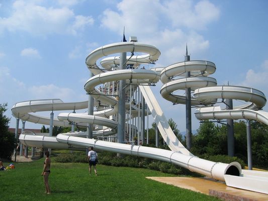 قیمت خوب Swimming Pool Outdoor Toys Water Plays Adult Slide Tube Park Playground Games For Kids آنلاین