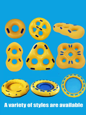 قیمت خوب Aqua Theme Park Slide Swim Ring Inflatable With Handle For Water Game Play آنلاین