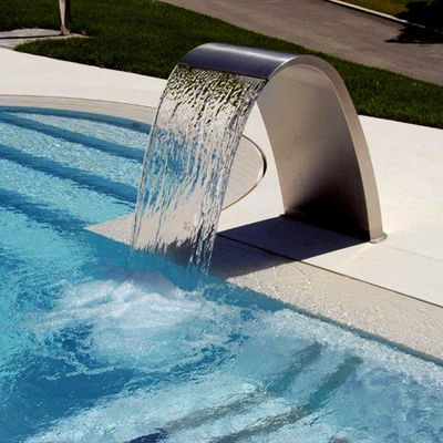 قیمت خوب Swimming Pool Stainless Steel SPA Massage Equipment Waterfall Spray Fountain آنلاین