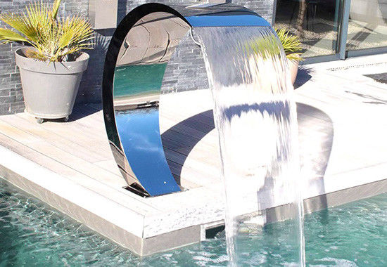 قیمت خوب آبشار فولاد ضد زنگ مصنوعی شنا تجهیزات استخر SPA آبشار آبشار آنلاین