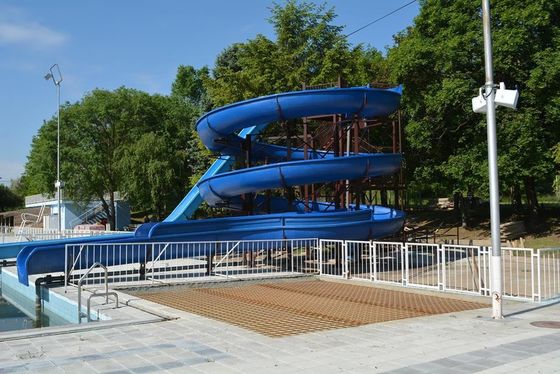 قیمت خوب OEM Outdoor Water Park Game Toy Swimming Pool Slide Fiberglass For Kid آنلاین