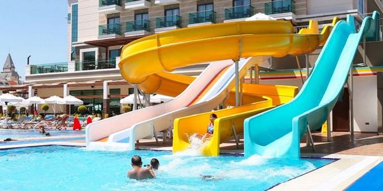 قیمت خوب OEM Outdoor Games Park Water Rides Backyard Slide for Children Play آنلاین