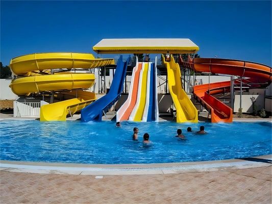 قیمت خوب Anti Corrosion Fiberglass Slides Outdoor Water Games Aquatic Park Child Play Equipment آنلاین