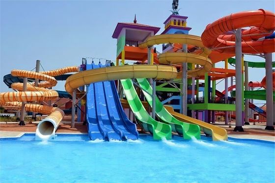 18.5Kw 3m عرض پارک آبی اسلاید تفریحی پارک تفریحی امکانات بازی