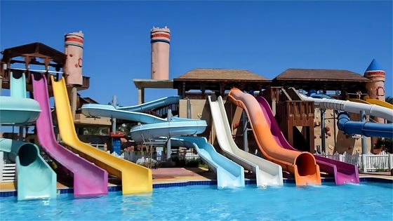 قیمت خوب ODM 12mm Thickness Fiberglass Slide Water Amusement Park Products آنلاین
