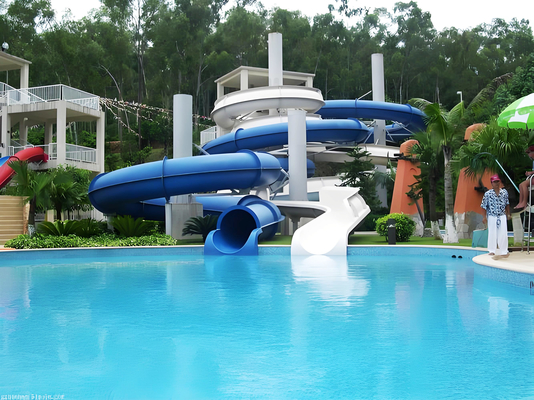 قیمت خوب Hot Sale Fiberglass Slide Water Park Swimming Pool Amusement Machine Equipment Water Slide Manufacturer آنلاین