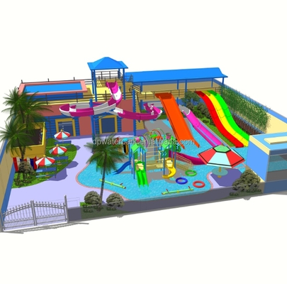 قیمت خوب Medium Size Aqua Park Entertainment Concept Customized Families' Water Park Design For All Ages آنلاین