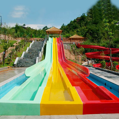 قیمت خوب 9m Height Fiberglass Water Slide with 100m³/slide Water Flow for 5-10 Passengers in Water Park آنلاین