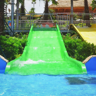 قیمت خوب Customized Colorful Water Slide Fiberglass Swimming Pools Suitable Family Small Amusement Park Gardens Inground Pools 2D Design آنلاین