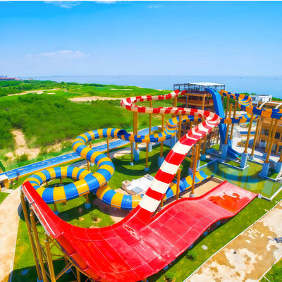 قیمت خوب Commercial Fiberglass Shaped Skyward Spiral Tornado Small And Large Water Slide The Best Way To Attract More Customers To Your Water Park آنلاین