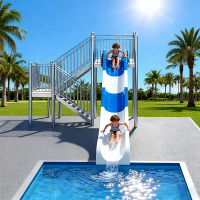 قیمت خوب High-Speed Water Slide Fiberglass Material Residential Hotels Parks Swimming Pool Can Personalized Design Use For Adults And Children آنلاین