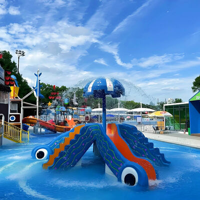 قیمت خوب Water Play Skits Fountain Commercial Water Park Children'S Pool Fiberglass Metal Construction Galvanized Steel With 1-Year Warranty آنلاین