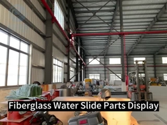 1.5 متر ارتفاع FRP استخر شنا آب اسلاید آب آبی خانواده اسلاید آب آبی ضد زنگ