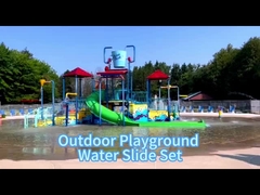 بچه ها اسلاید آب بزرگ در فضای باز سبک کشتی دزدان دریایی ضد UV استاتیک