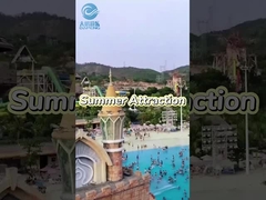 تجهیزات پارک تفریحی بیرون بازی های آبی اسلاید های آب فیبرگلاس تنظیم سفارشی