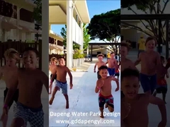 اسلاید تپه پرنده محبوب برای استخر استخر